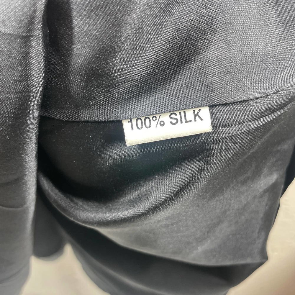 Roberta Freymann Circle Geometric Gray Black Tuni… - image 3